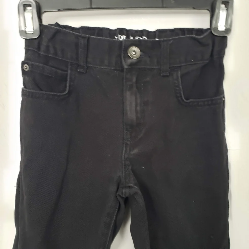 The Children's Place Black Skinny Jeans Boys 8 Adjustable Waist